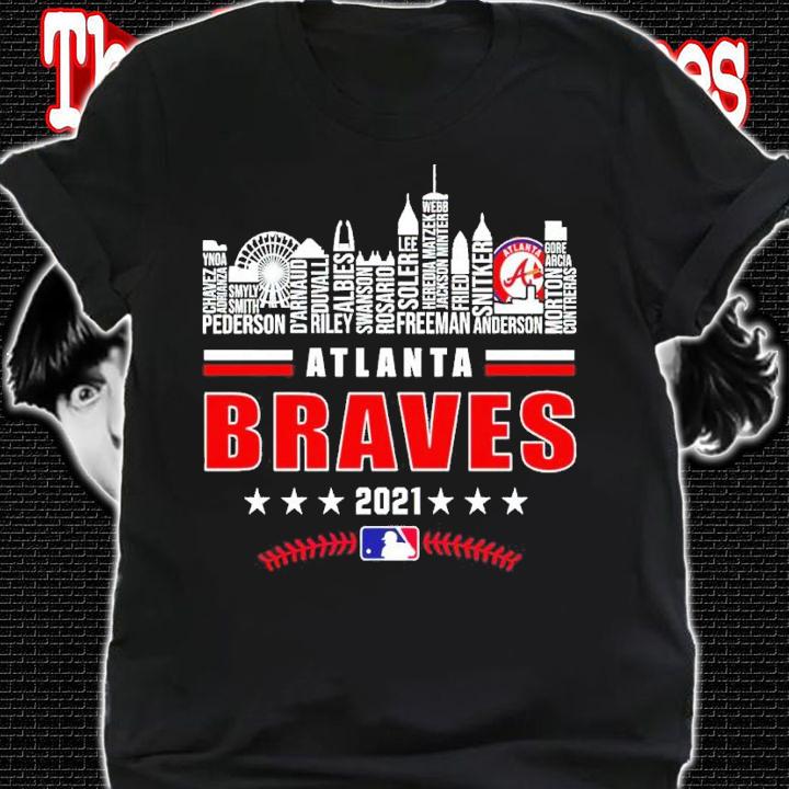 Atlanta Braves 2021 Skyline Shirt t-shirt