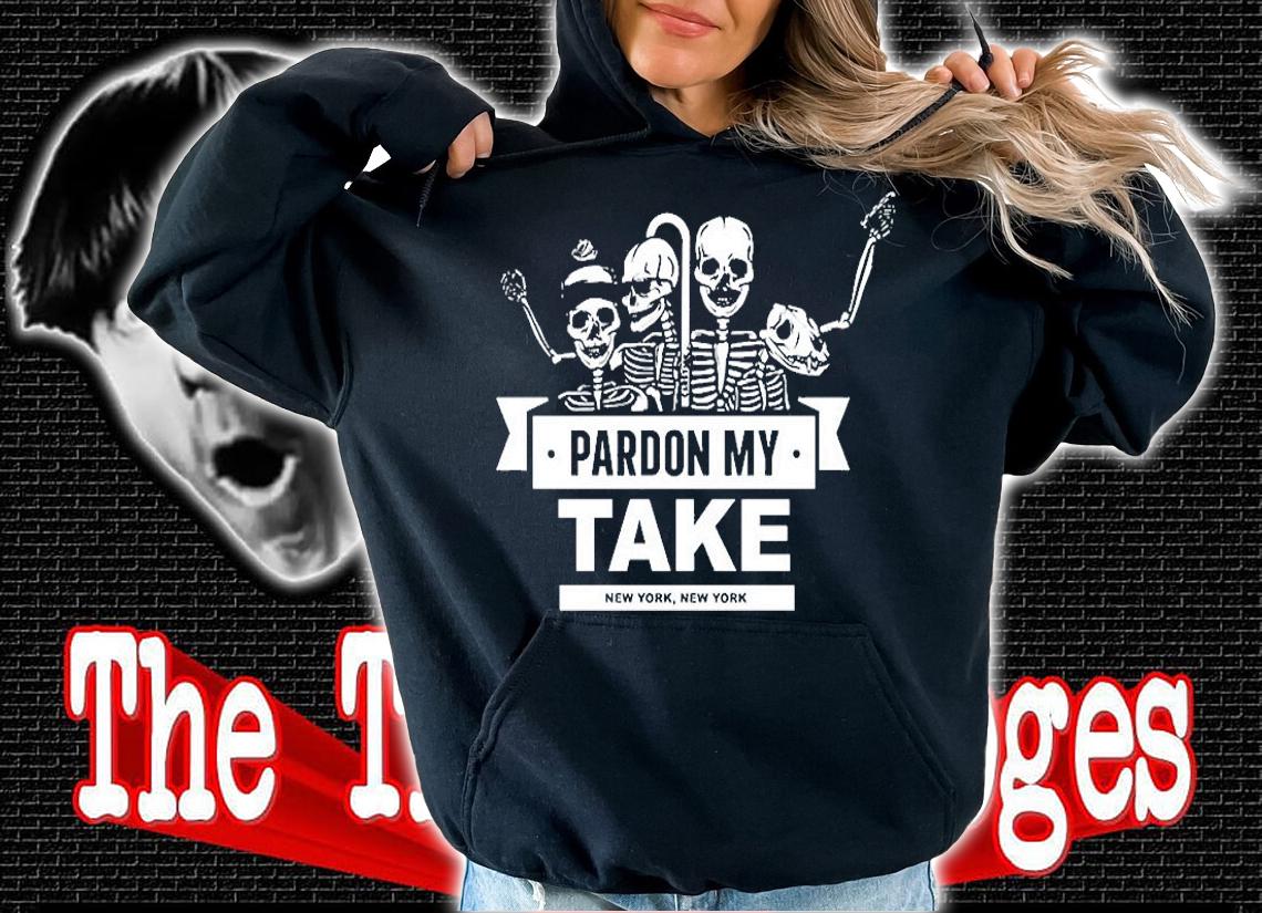 Barstool Sport Pardon My Take Skeletons T-Shirt t-shirt hoodie