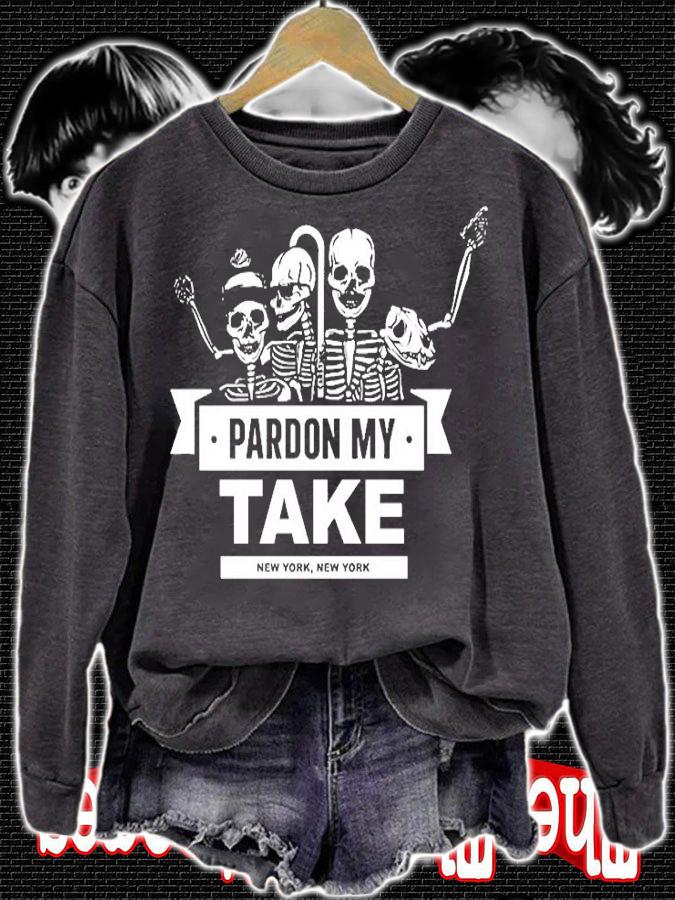 Barstool Sport Pardon My Take Skeletons T-Shirt t-shirt sweatshirt