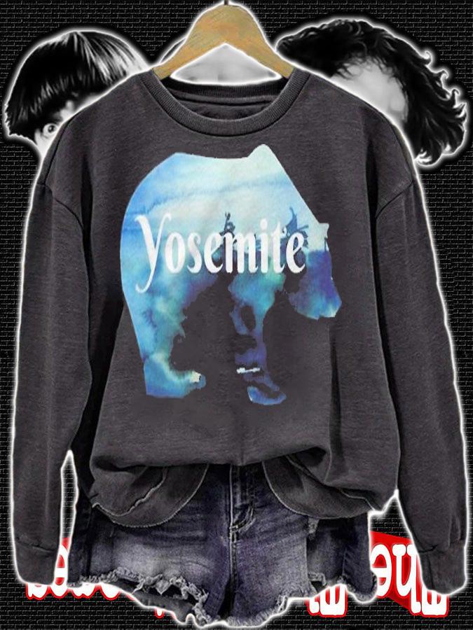 Bear Yosemite Forest Yosemite National Park Shirt t-shirt sweatshirt