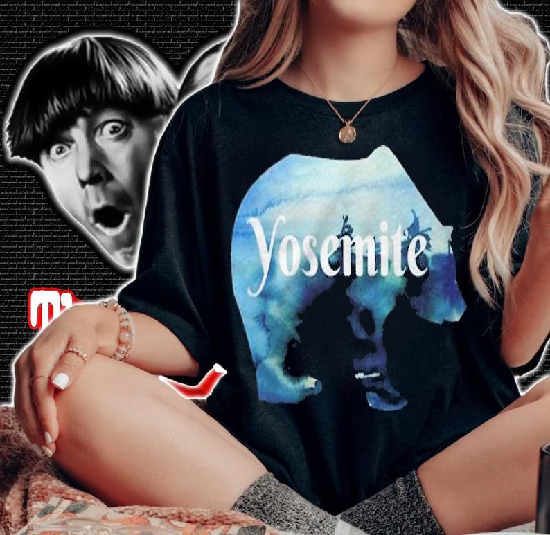 Bear Yosemite Forest Yosemite National Park Shirt t-shirt woman shirt