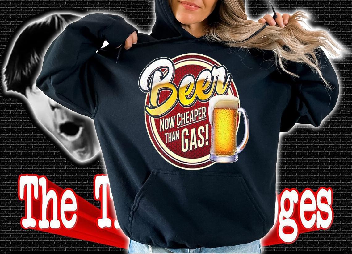 Beer Now Cheaper Than Gas Funny Beer Mug T-Shirt t-shirt hoodie