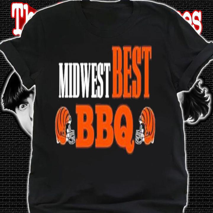 Bengal Cincinnati Midwest Best BBQ Shirt t-shirt shirt