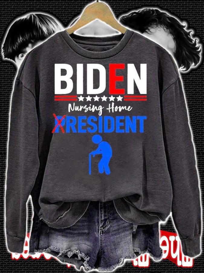 Biden Nursing Home Resident Funny Anti Joe Biden Shirt t-shirt sweatshirt