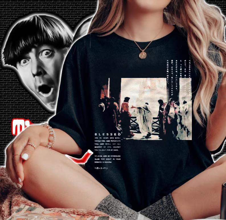 Blessed Art Streetwear Japanese Street Aesthetic Graphic Shirt t-shirt