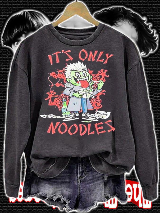 Dracula It's only noodles Halloween T-shirt t-shirt sweatshirt