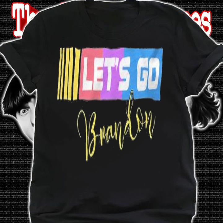 FJB Let's Go Brandon Anti Biden Chant Racing Logo Design T-Shirt t-shirt