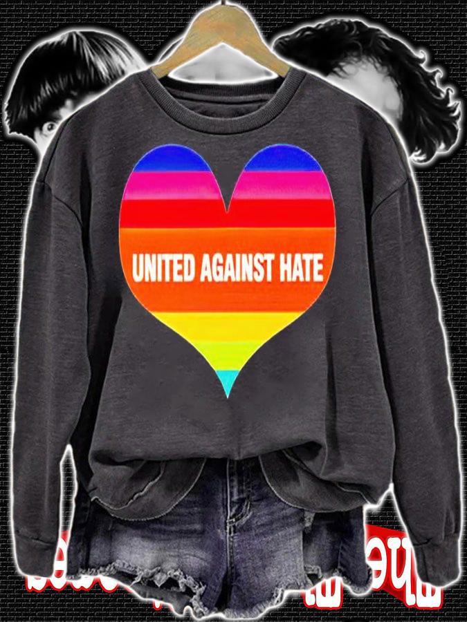 LGBTQ United against hate pride T-shirt t-shirt