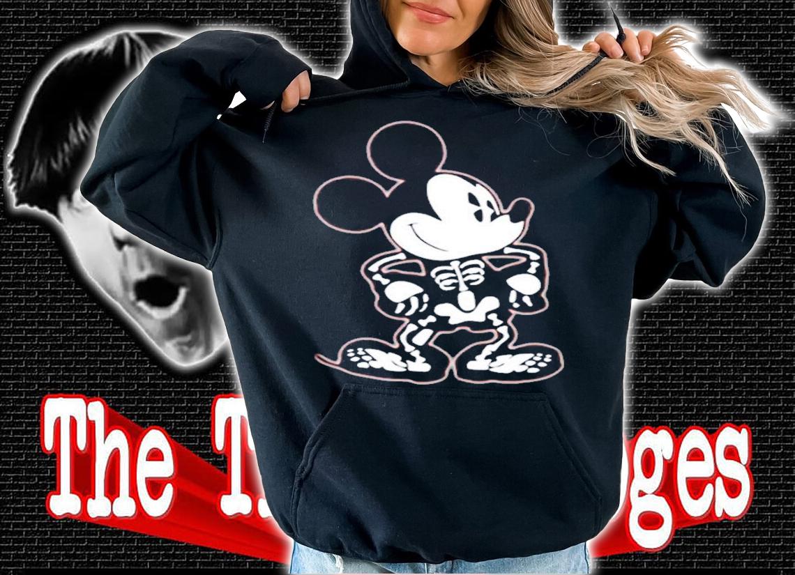 Mickey skeleton shirt t-shirt hoodie