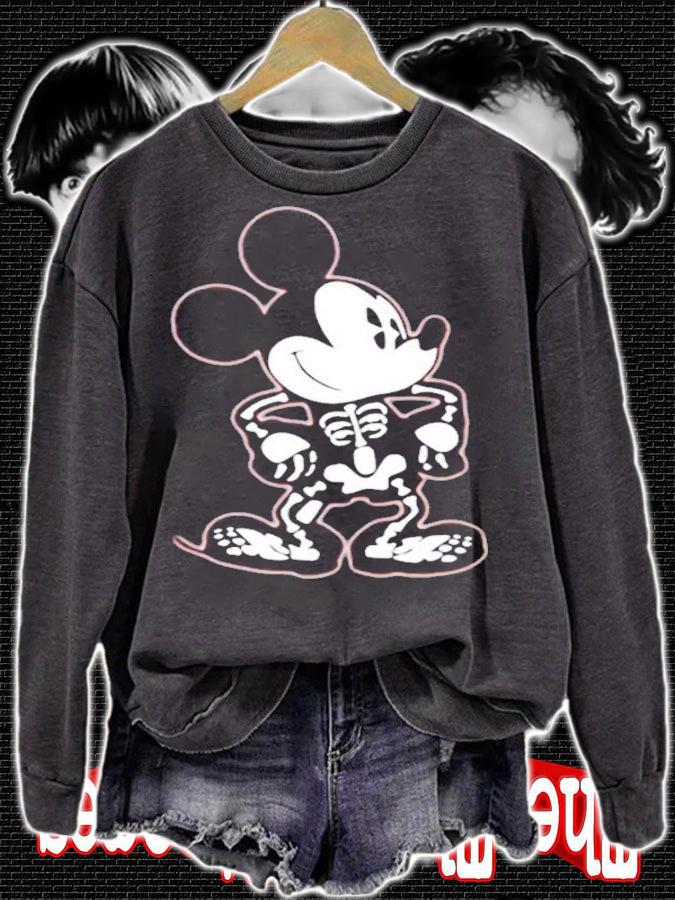 Mickey skeleton shirt t-shirt sweatshirt