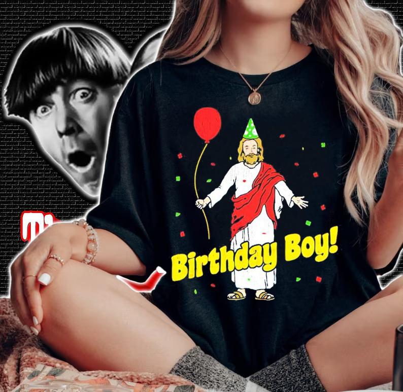 Celebrate Jesus Birthday Boy Christmas Shirt t-shirt woman shirt