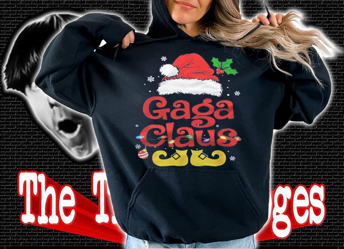 Funny Santa Gaga Claus Christmas Matching Family Shirt t-shirt hoodie
