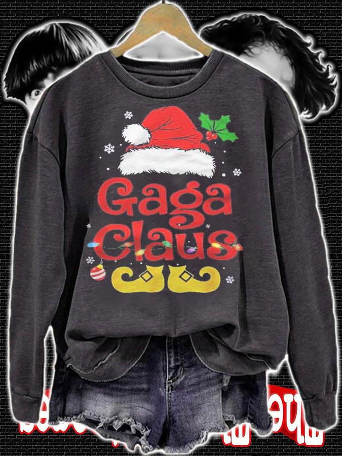 Funny Santa Gaga Claus Christmas Matching Family Shirt t-shirt sweatshirt