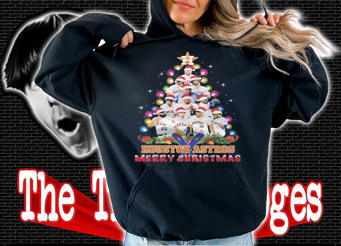 Houston Astros Merry Christmas Tree shirt t-shirt hoodie