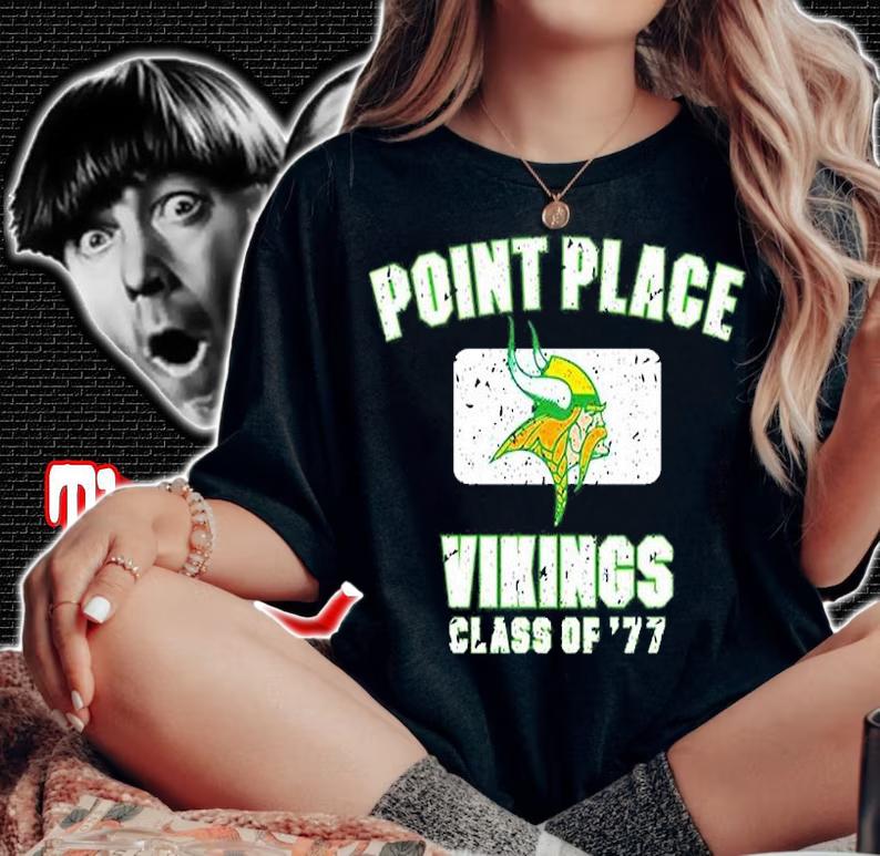 Minnesota Vikings Point Place Vikings Class Of 77 T-Shirt t-shirt