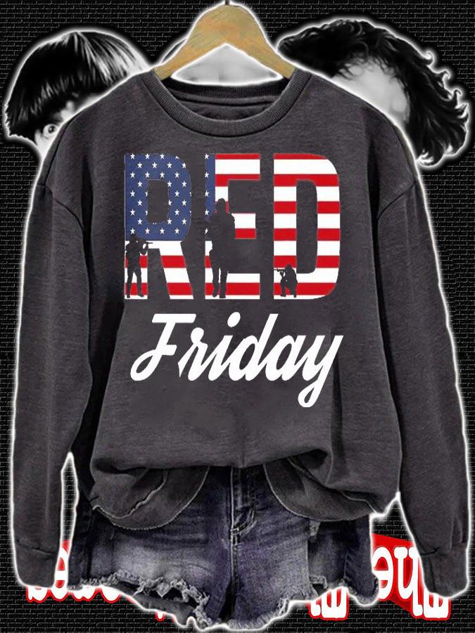 Red Friday On Fridays We Wear Red T-Shirt t-shirt sweatshirt