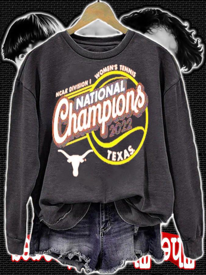 Texas Longhorns Burnt Orange NCAA Women's Tennis National Champions 2022 Shirt t-shirt sweatshirt