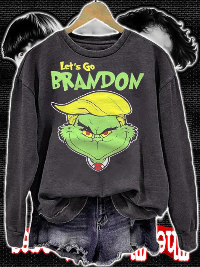 The Grinch Trump let's go Brandon T-shirt t-shirt