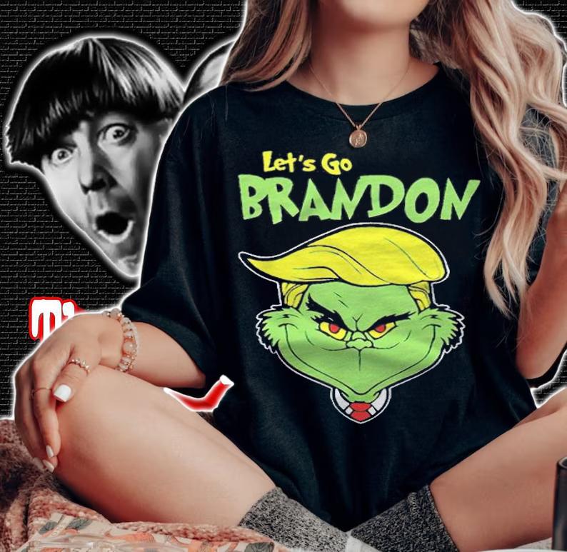 The Grinch Trump let's go Brandon T-shirt t-shirt