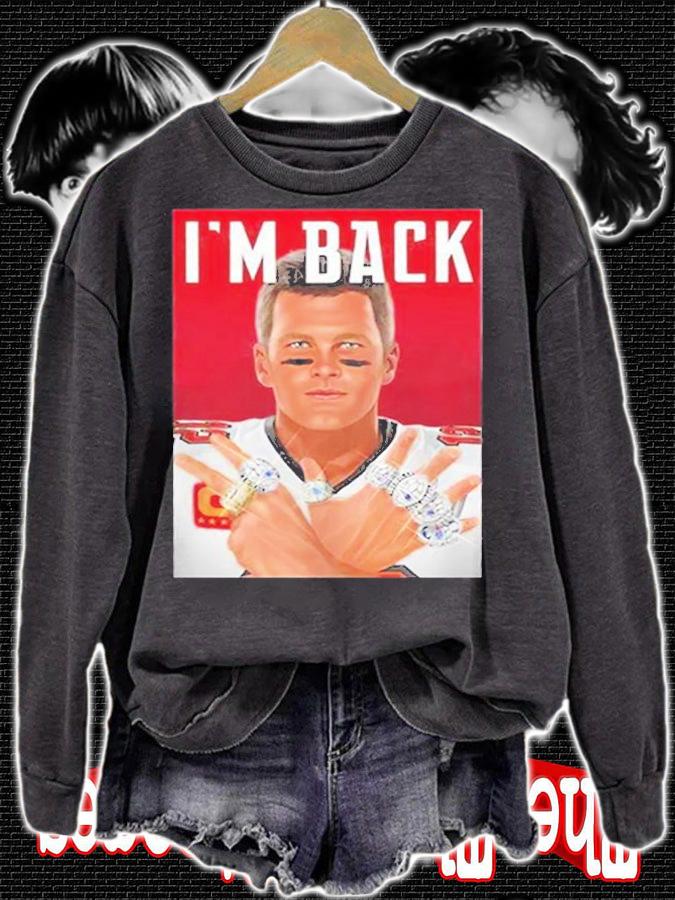 Tom Brady Is Back Tampa Bay Buccaneers NFL T-Shirt t-shirt sweatshirt