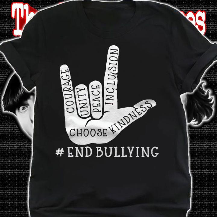 Unity Day Orange End Bullying Choose Kindness And Be Kind t-shirt