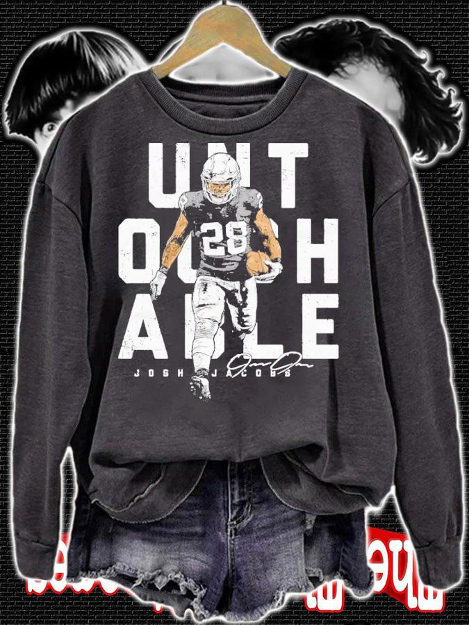 Josh Jacobs Untouchable Las Vegas Football Shirt t-shirt sweatshirt