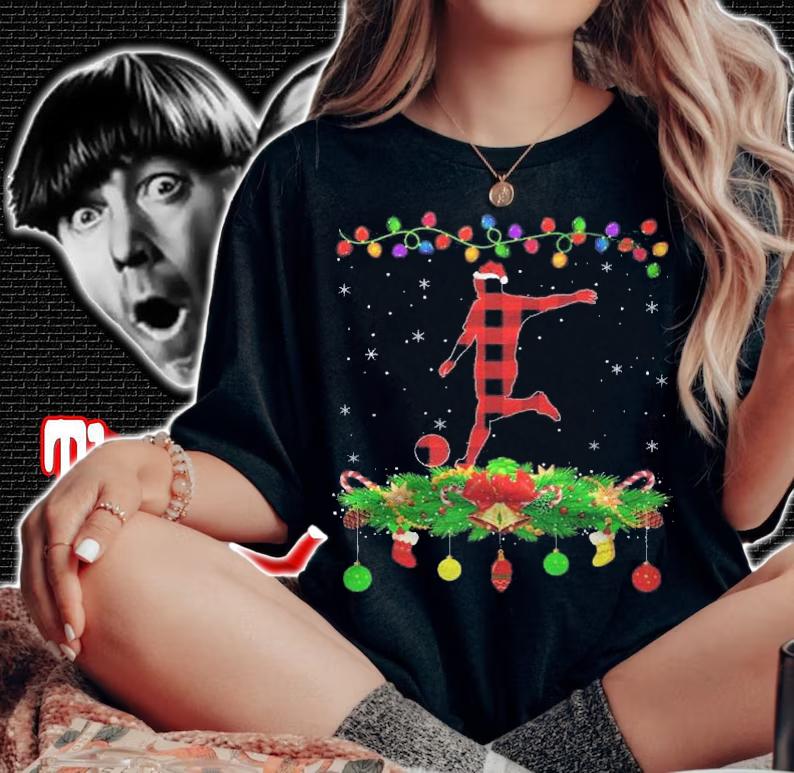 Matching Buffalo Plaid Football Sports Christmas Pajama Shirt t-shirt woman shirt