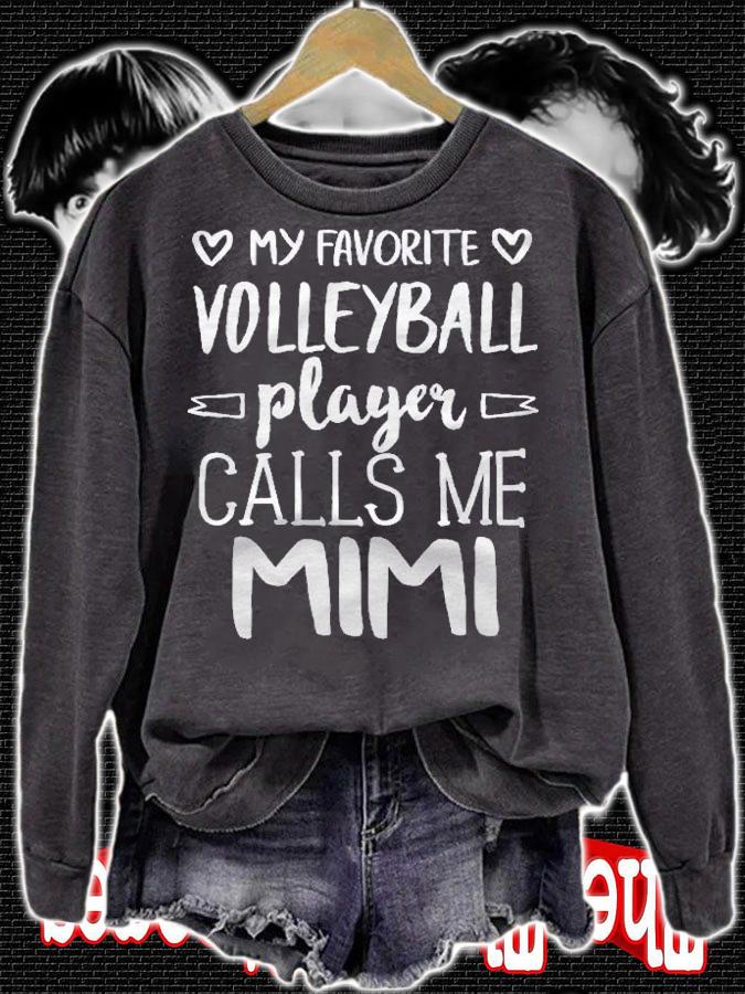 My Favorite Volleyball Player Calls Me Mimi shirt t-shirt