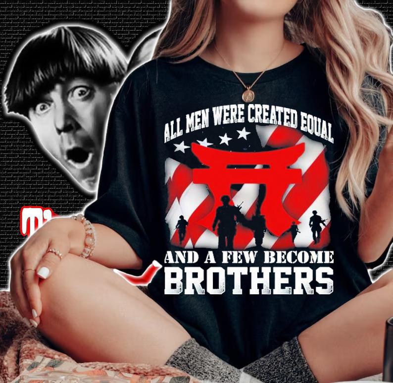 Rakkasans All Men Were Created Equal And A Few Become Brothers Shirt t-shirt woman shirt