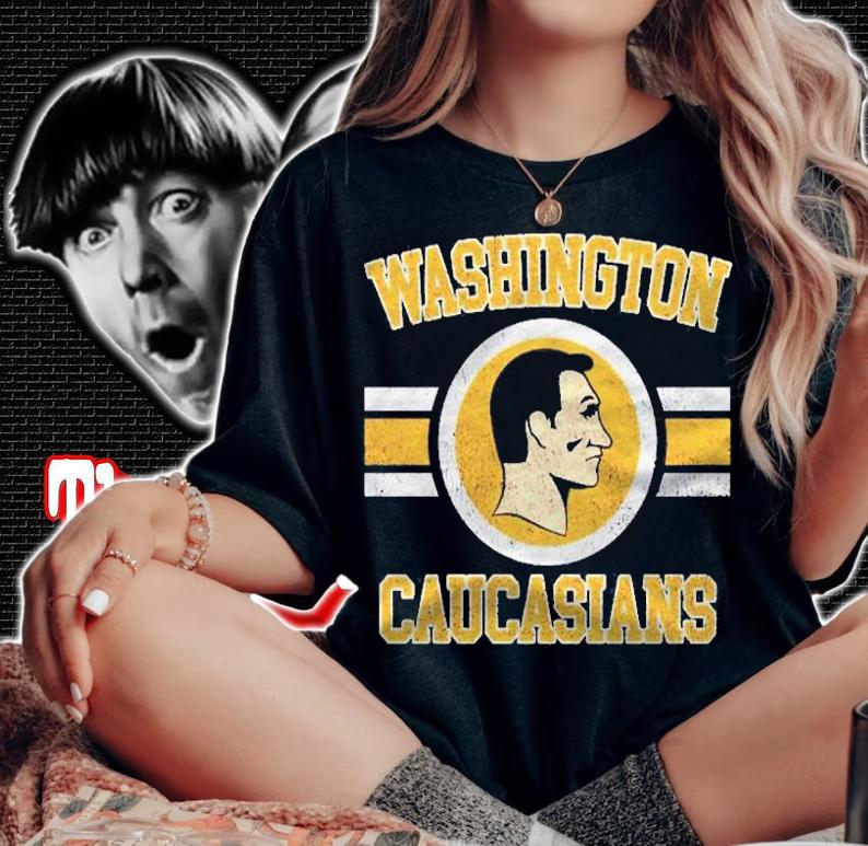 Washington Caucasians Football Player Gift Shirt t-shirt