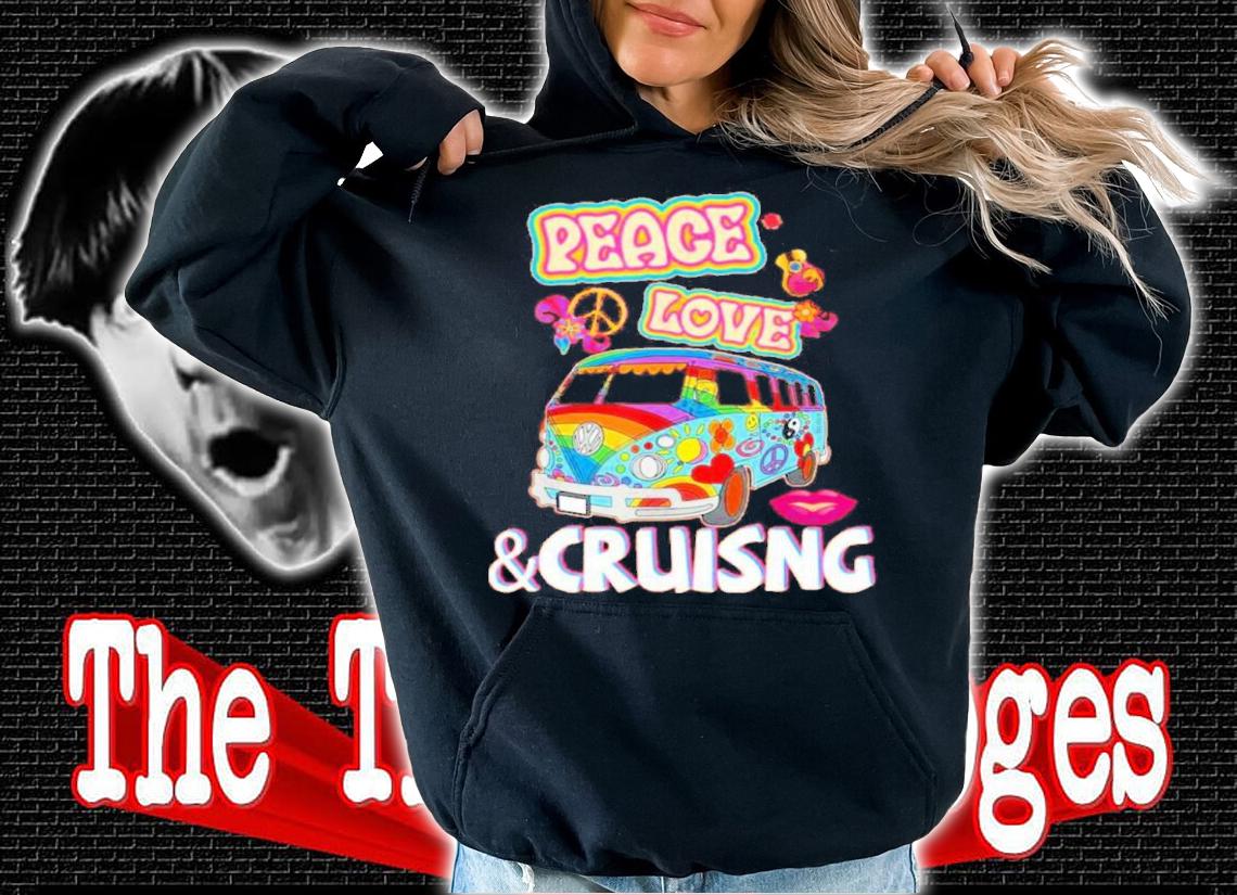 Hippie Van Peace Love And Cruising Shirt t-shirt