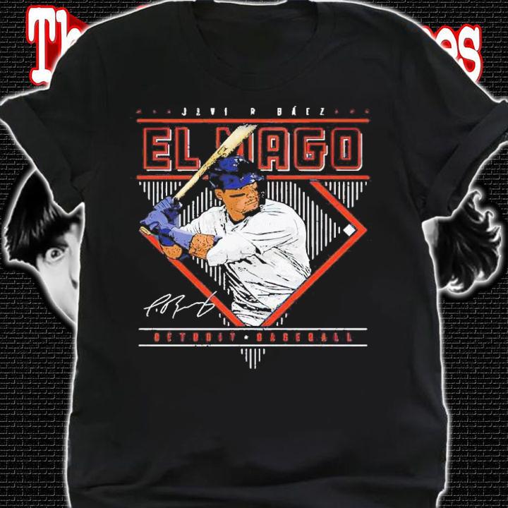 Javier Baez Detroit Diamond Name Baseball Signatures Shirt t-shirt shirt