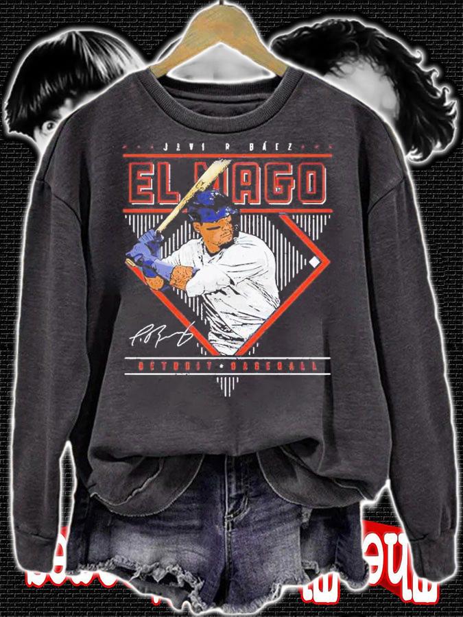 Javier Baez Detroit Diamond Name Baseball Signatures Shirt t-shirt sweatshirt