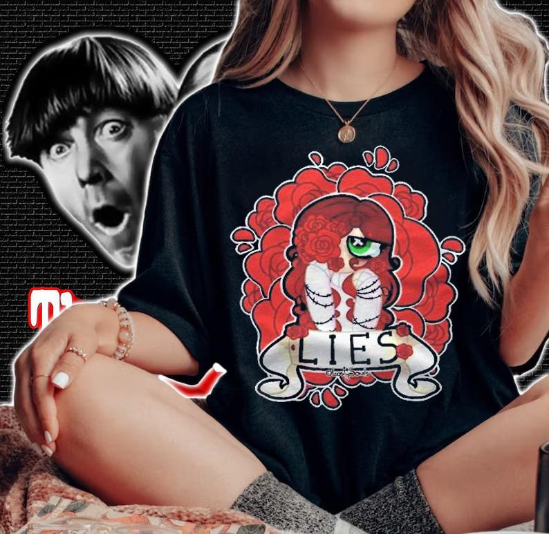 L I E S + Speedpaint Fan Art shirt t-shirt woman shirt