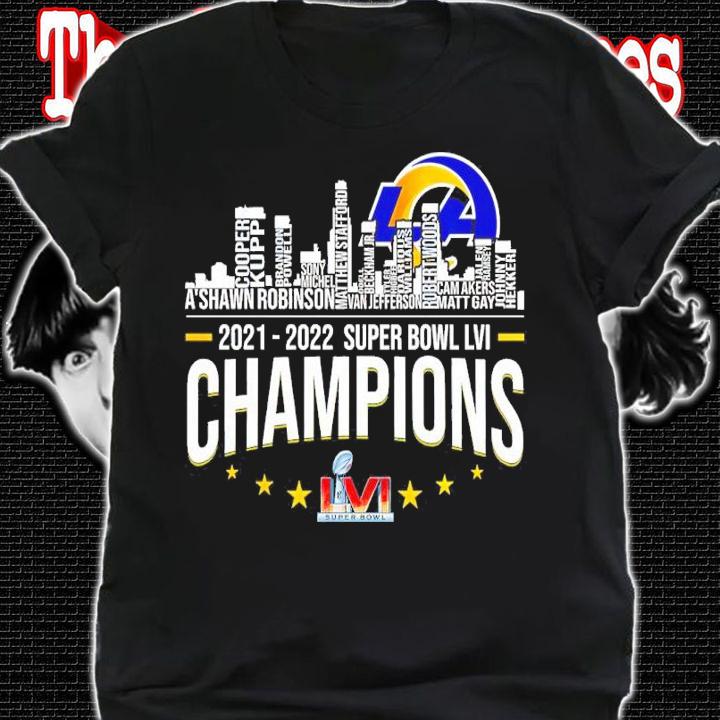 Los Angeles Rams 2021-2022 Super Bowl LVI Champions Shirt t-shirt