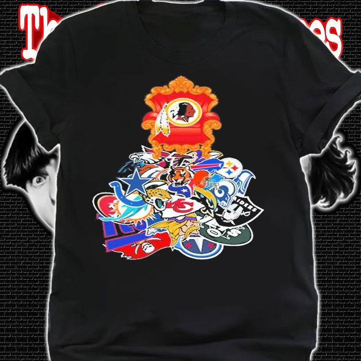 NFL The King On His Throne Washington Redskins T-Shirt t-shirt shirt
