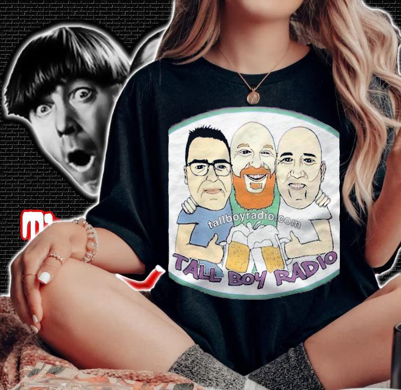 Tall Boy Radio logo T-shirt t-shirt woman shirt