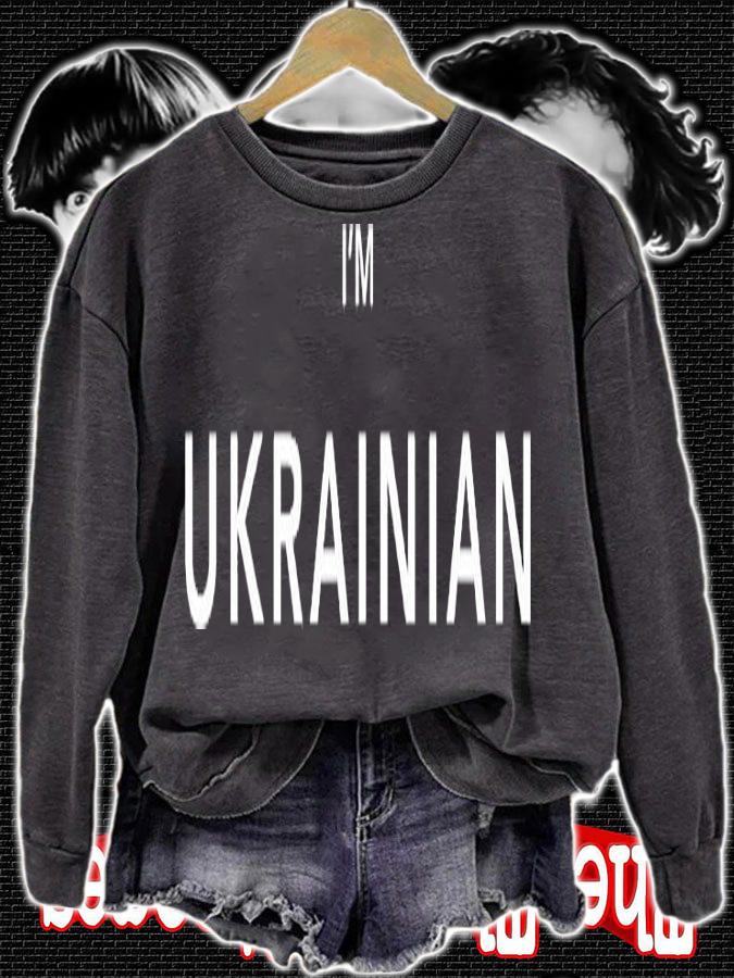 I'm Ukrainian Zelensky Ukraine Patriotic Proud Ukrainians T-Shirt t-shirt sweatshirt