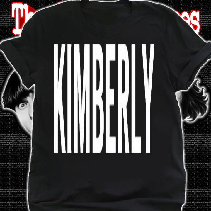 Kimberly Custom Name Font Text T-Shirt t-shirt shirt