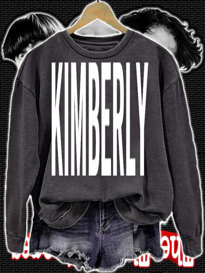 Kimberly Custom Name Font Text T-Shirt t-shirt sweatshirt