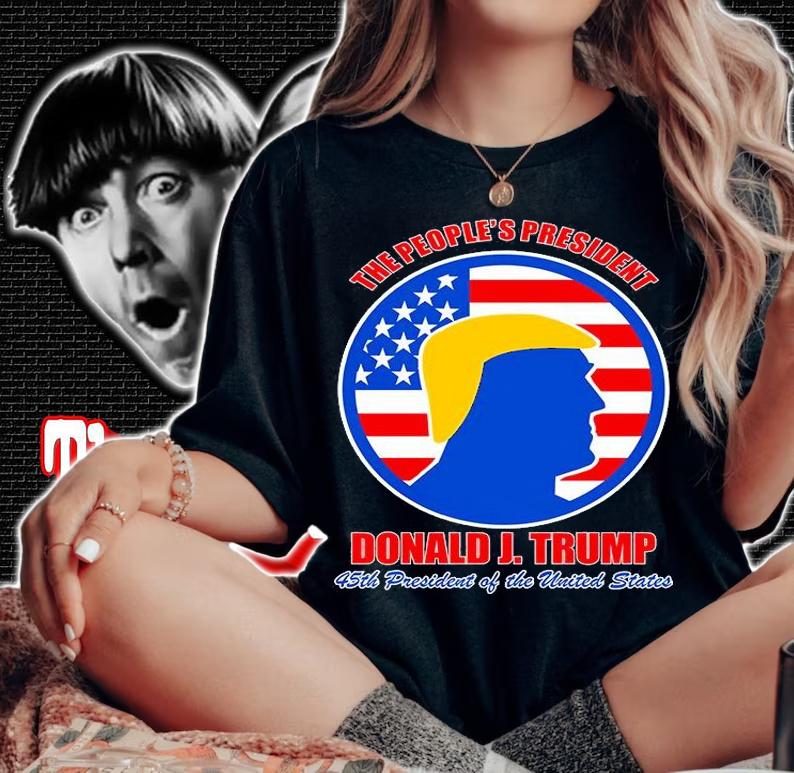 The People's President Donald Trump USA Logo T-Shirt t-shirt woman shirt
