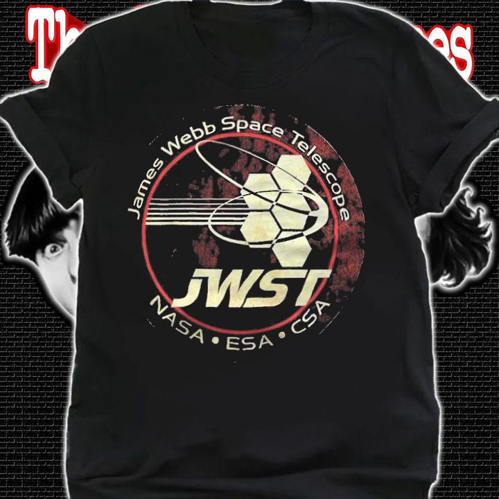 James webb space telescope JWST Nasa Esa Csa logo T-shirt t-shirt