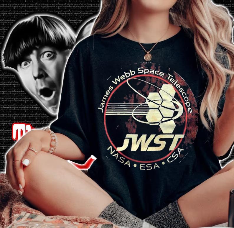 James webb space telescope JWST Nasa Esa Csa logo T-shirt t-shirt