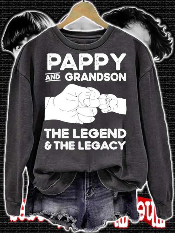 Pappy And Grandson The Legend And The Legacy Matching T-Shirt t-shirt sweatshirt