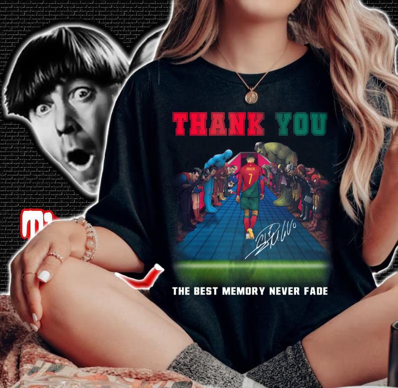 Superhero Thank You Cristiano Ronaldo The Best Memory Never Fade Signature t-shirt