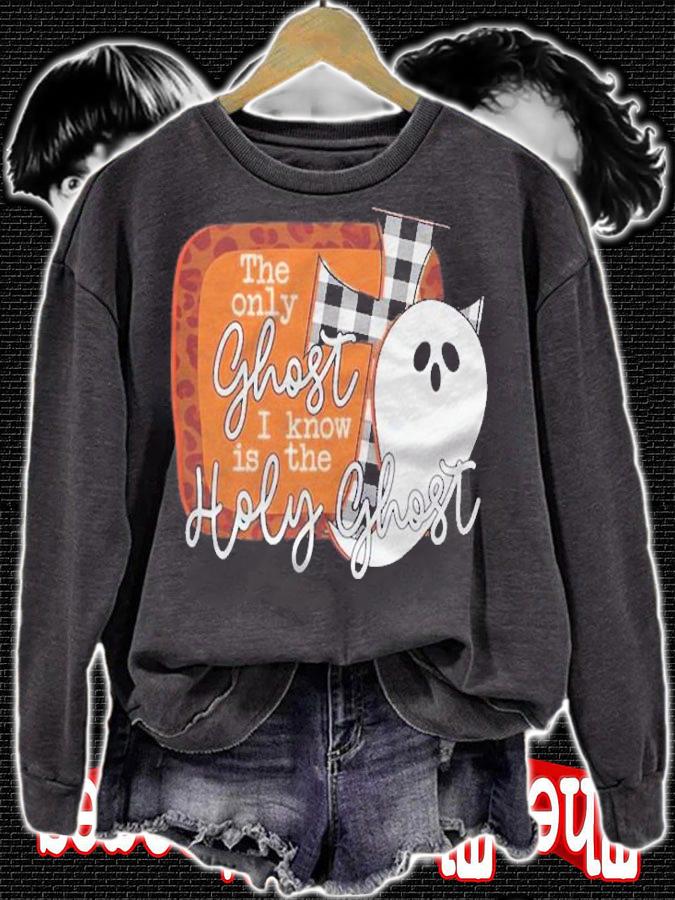 The Only Ghost I Know Is The Holy Ghost Halloween t-shirt sweatshirt