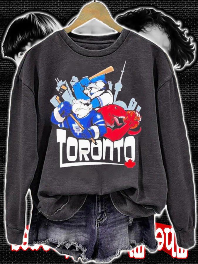 Toronto Sports Toronto Blue Jays And Toronto Raptors And Toronto Maple Leafs Shirt t-shirt sweatshirt
