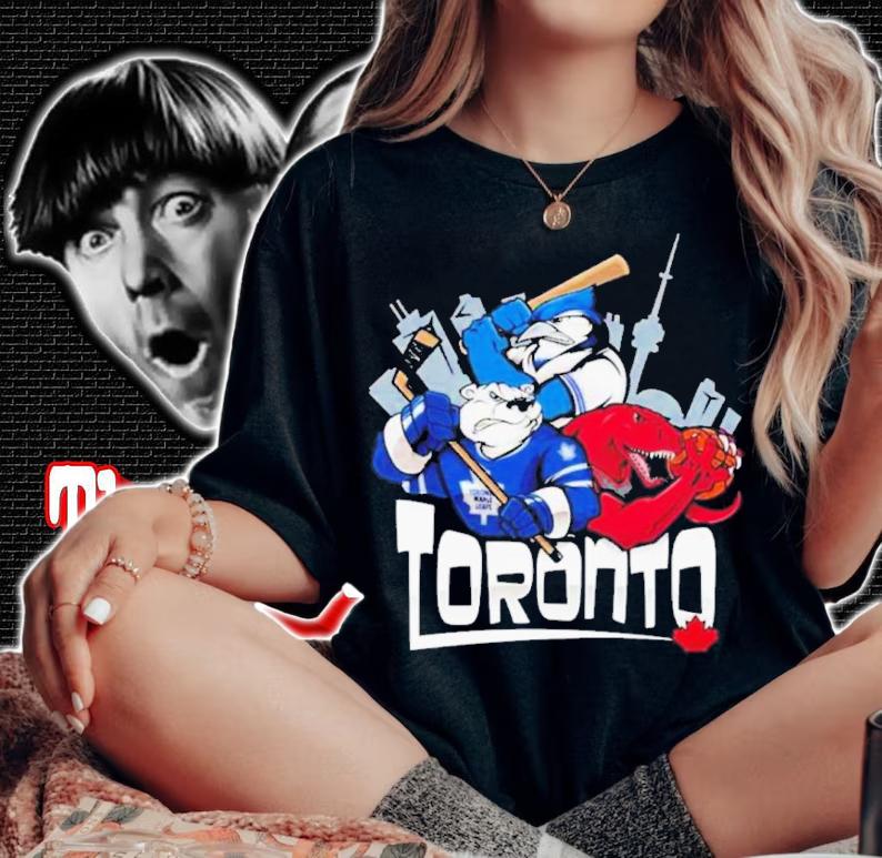 Toronto Sports Toronto Blue Jays And Toronto Raptors And Toronto Maple Leafs Shirt t-shirt woman shirt