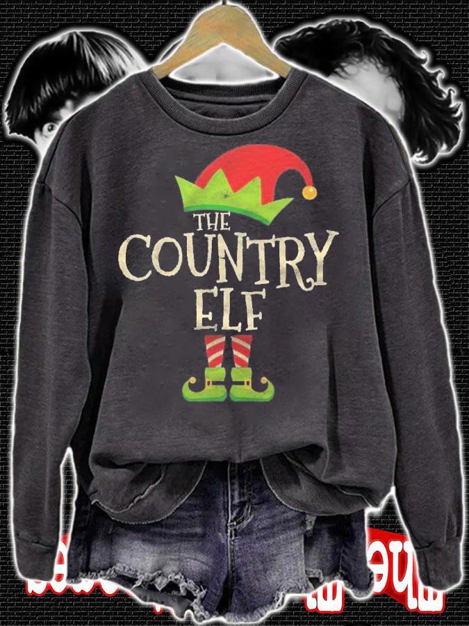 Easy The Country Elf Costume Family Group Gift Christmas Shirt t-shirt sweatshirt