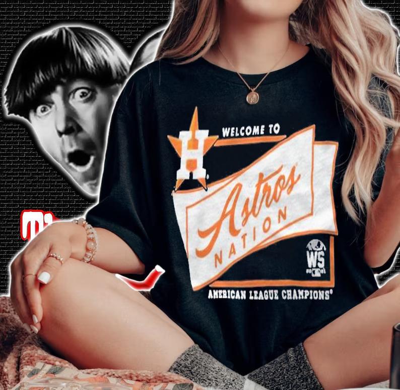 Houston Astros Welcome To Astros Nation 2021 American League Champions Shirt t-shirt woman shirt